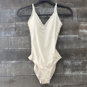 Shade & Shore Ivory Lace Swimsuit
